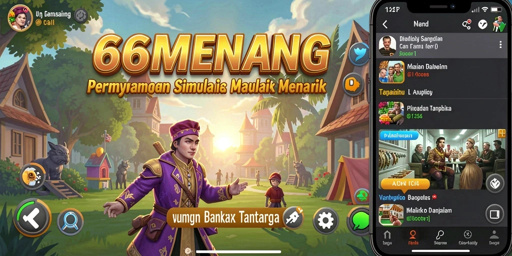 Tampilan gameplay menarik dari 66MENANG menunjukkan simulasi yang mendebarkan.