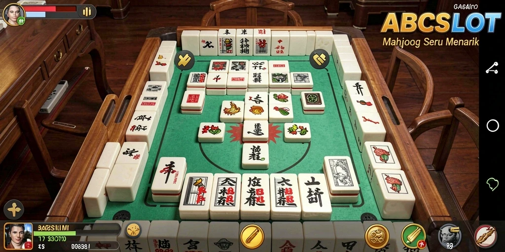 Gameplay menarik di ABCSLOT dengan tampilan Mahjong yang memukau.