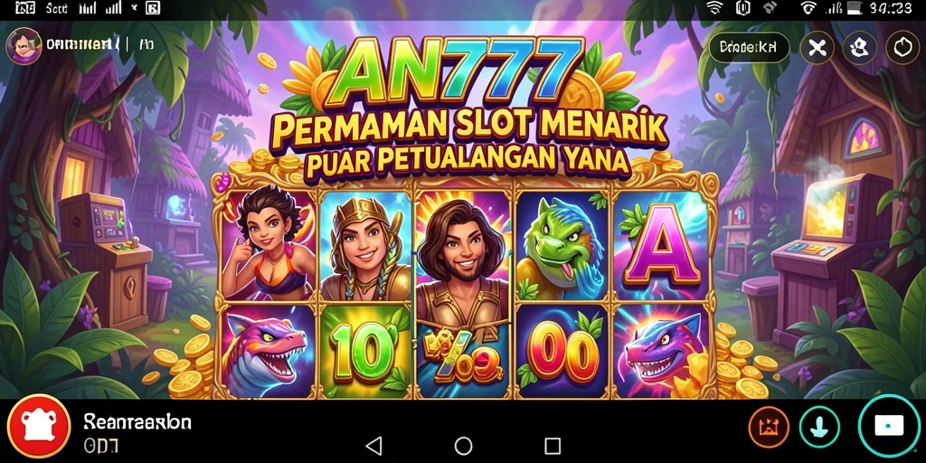 Tampilan menarik dari gameplay Slot AN777 yang mengasyikkan.