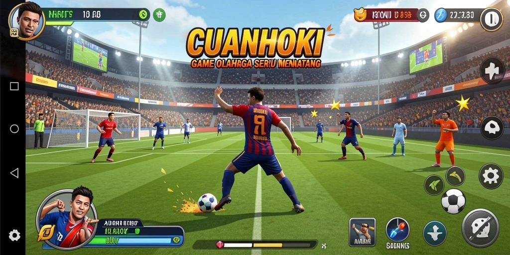 Tampilan gameplay CUANHOKI yang menarik dan menegangkan.