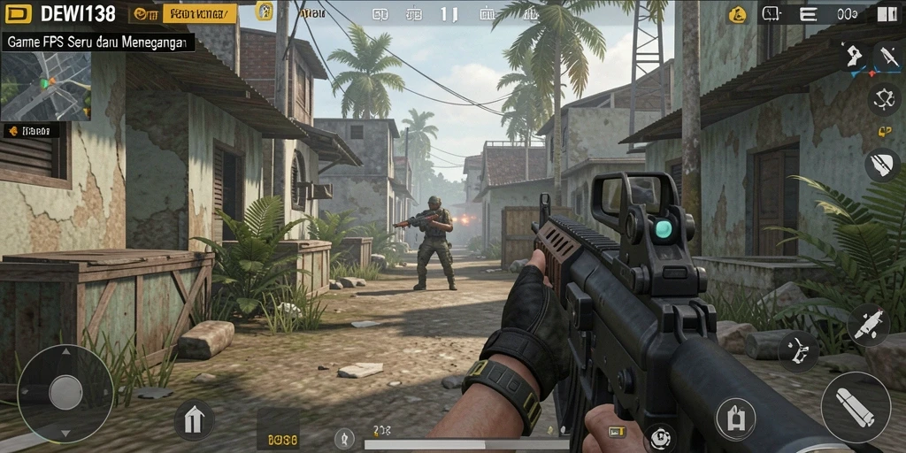 Tangkapan layar gameplay seru dari DEWI138 dengan aksi tembak-menembak yang intens.