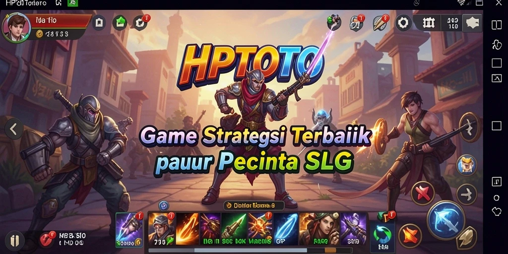Tampilan dinamis dari gameplay HPTOTO yang penuh aksi.