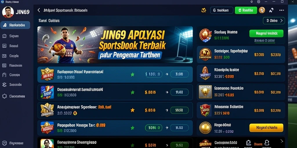 Screenshot JIN69 menampilkan gameplay taruhan yang menarik dan interaktif.