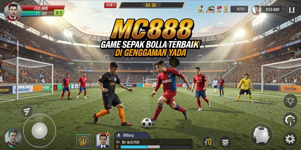 Tangkapan layar gameplay <strong>MC888</strong> dengan aksi di lapangan.