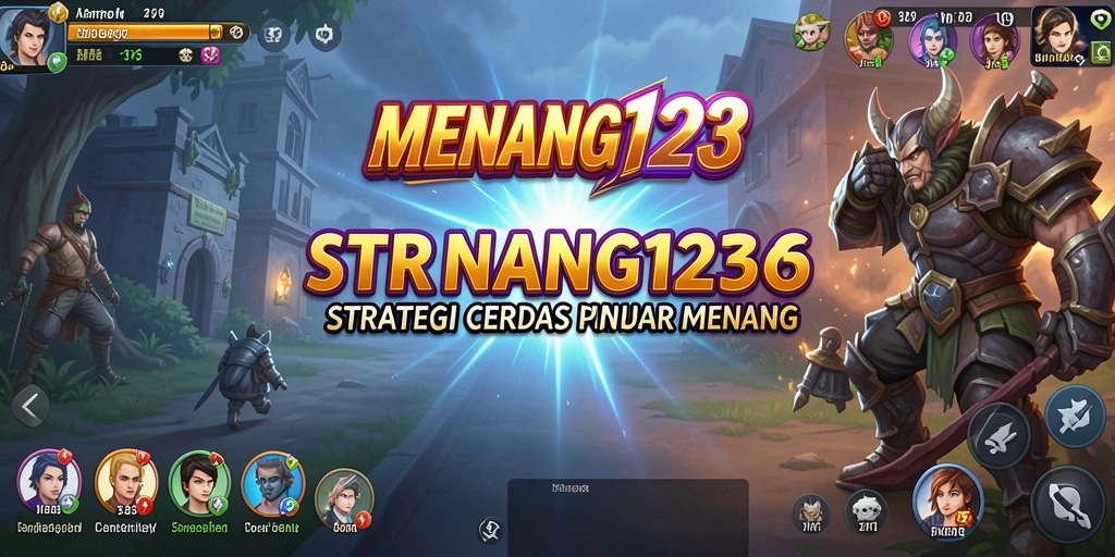 Tampilan strategis yang mendebarkan dalam MENANG123.