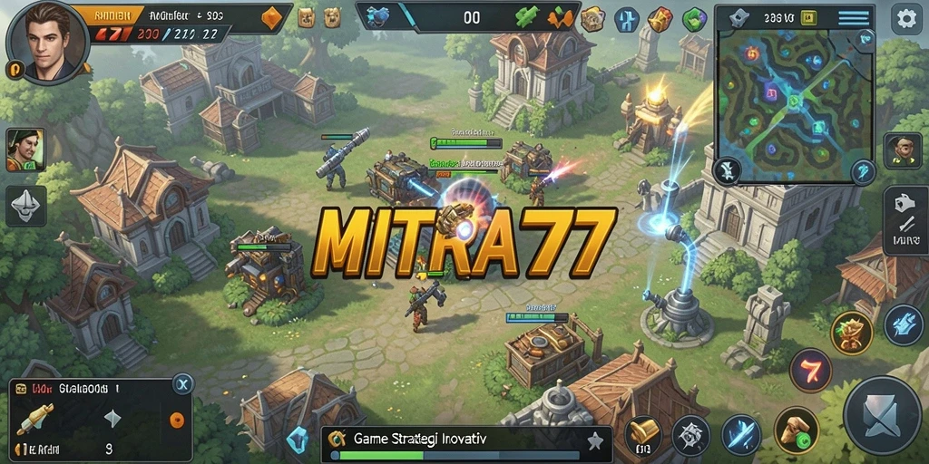 Gameplay MITRA77 yang memukau dengan pertempuran taktis.
