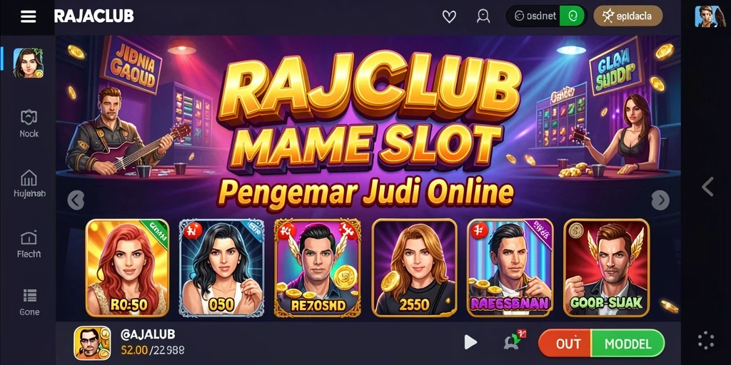 Tampilan menarik dari gameplay slot RAJACLUB yang mendebarkan.