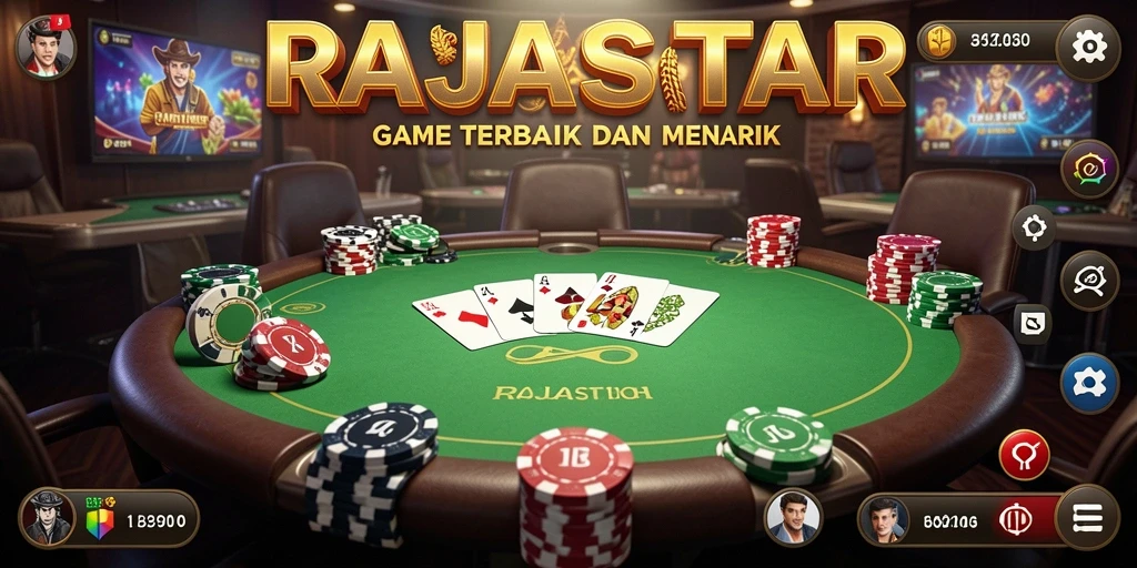 Tampilan gameplay seru dan menegangkan di RAJASTAR.
