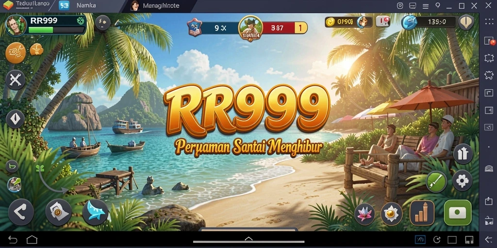 Tampilan gameplay RR999 yang mengasyikkan dan penuh warna.