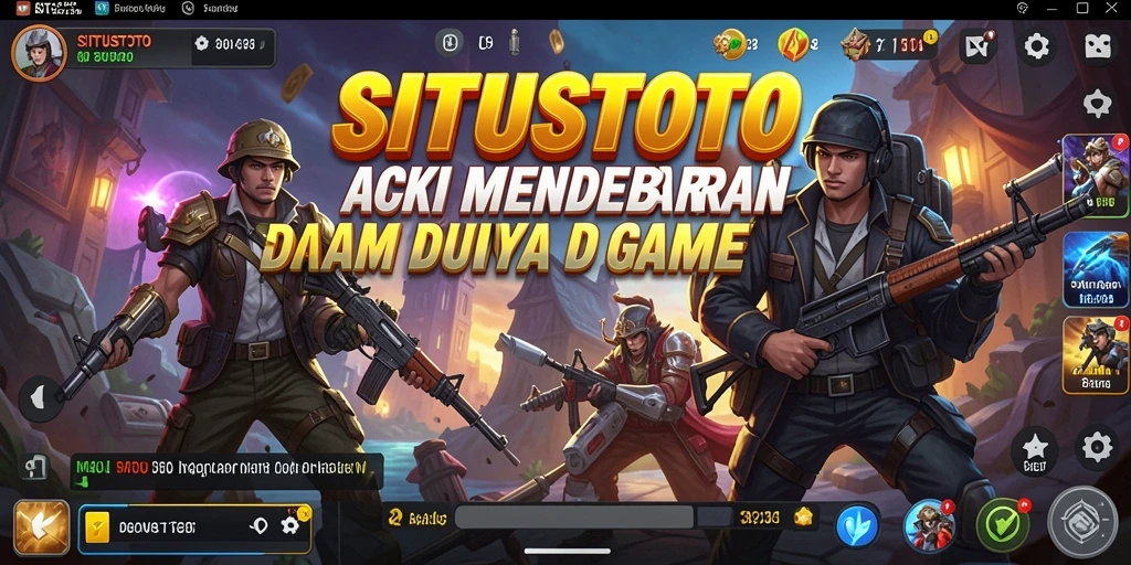 Tampilan gameplay action yang mendebarkan dan penuh tantangan.