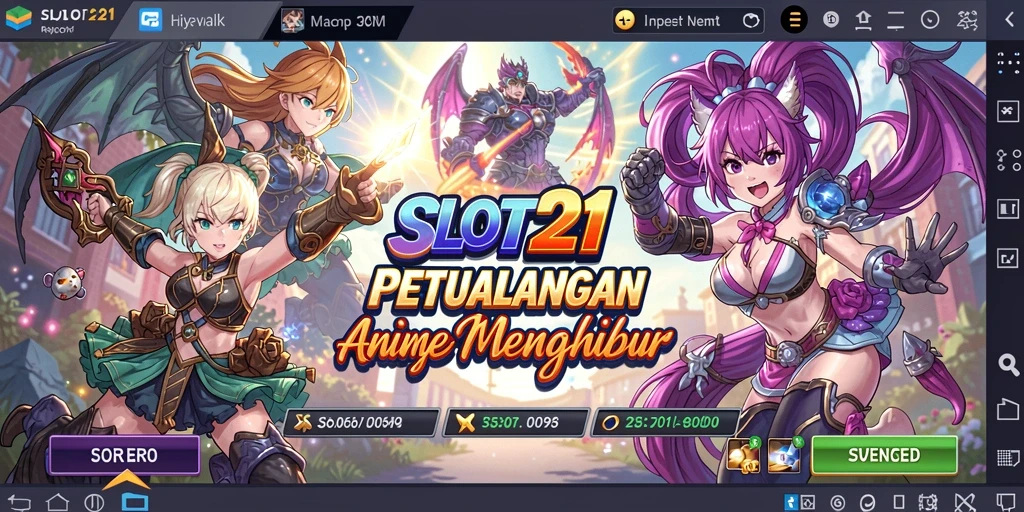 SLOT21 menawarkan gameplay Anime yang menarik dan penuh warna.