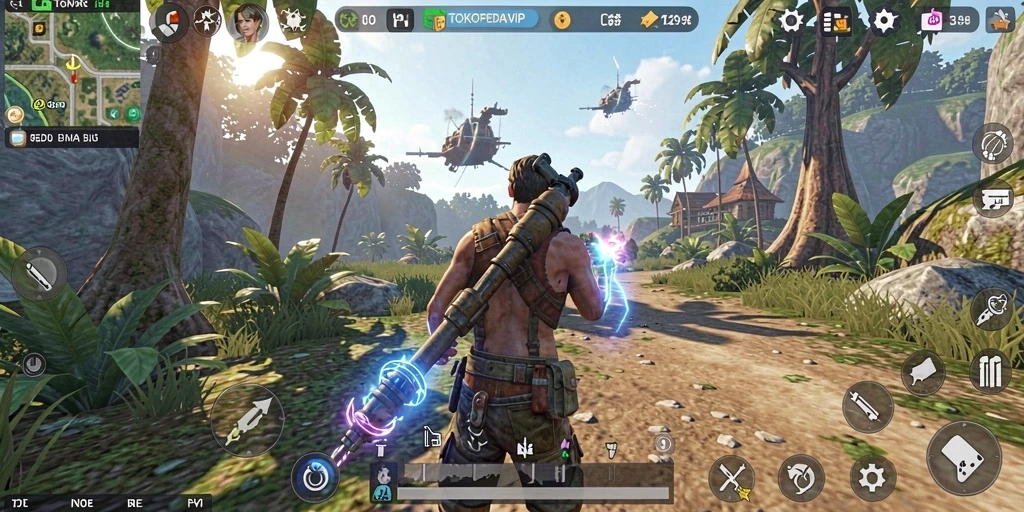 Tangkapan layar menunjukkan eksplorasi mendalam dalam gameplay dunia terbuka.