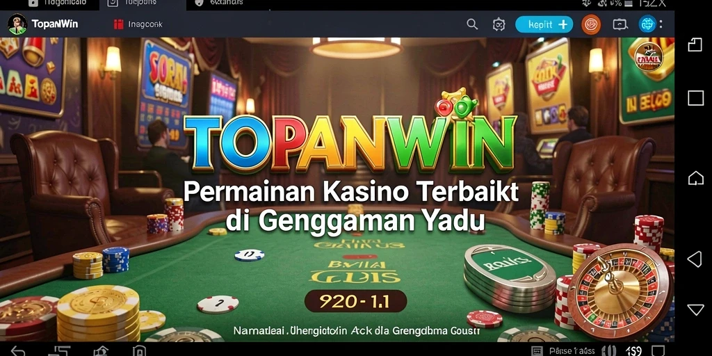 Screenshot gameplay menampilkan pengalaman kasino yang seru dan interaktif.