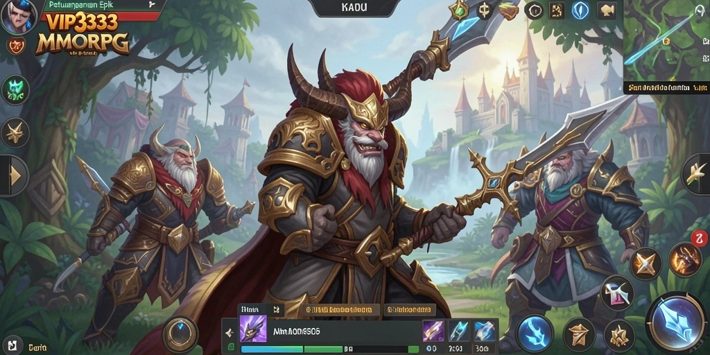Screenshot gameplay VIP333 menampilkan petualangan seru dalam dunia MMORPG.