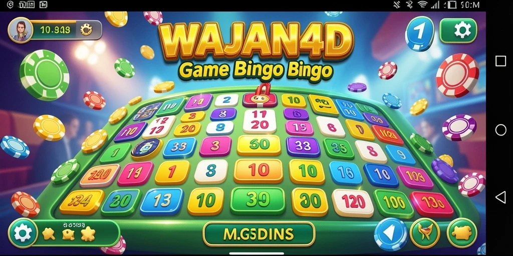 Tampilan gameplay seru dari WAJAN4D yang menggugah selera bermain.