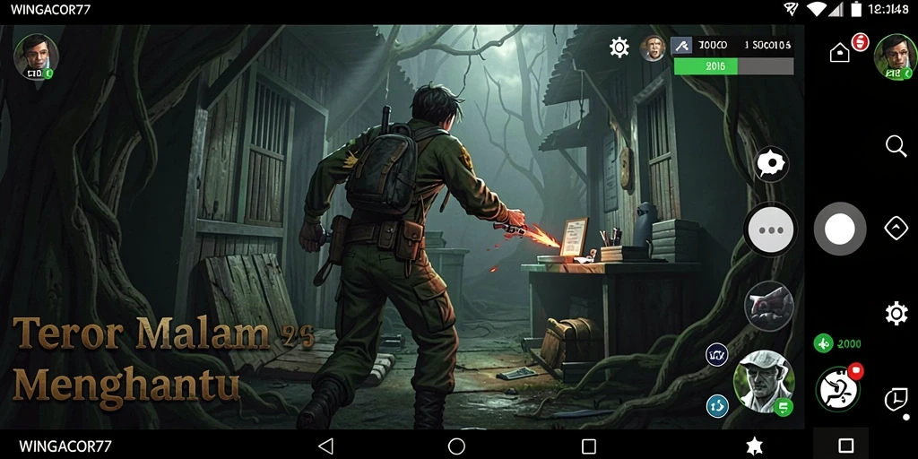 Tangkapan layar menakutkan dari gameplay yang mengerikan