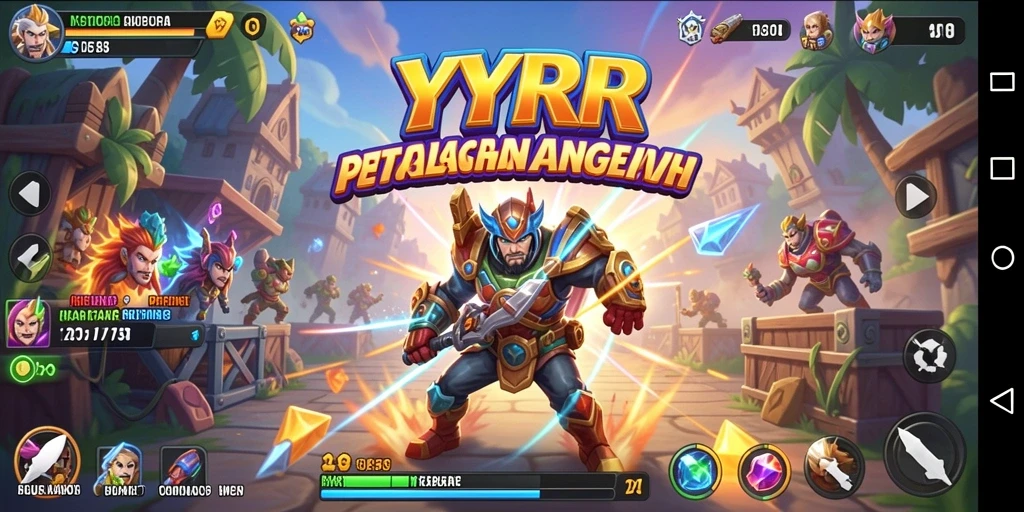Tampilan gameplay YYRR yang penuh aksi dan tantangan.
